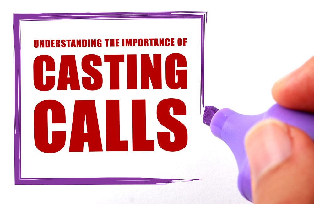 Marker underlining casting calls